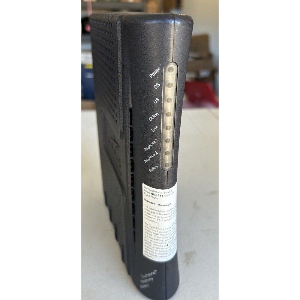 ARRIS Touchstone TM602G/115 DOCSIS 2.0 Cable Modem 2-Line Telephone New